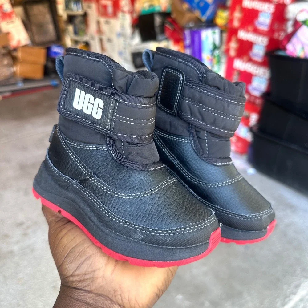 UGG Kids' Taney Weather Boots Toddler Boy Size 7 Black